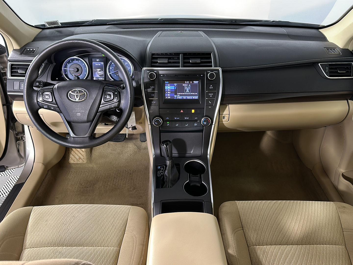 Used 2017 Creme Brulee Mica Toyota LE image 19