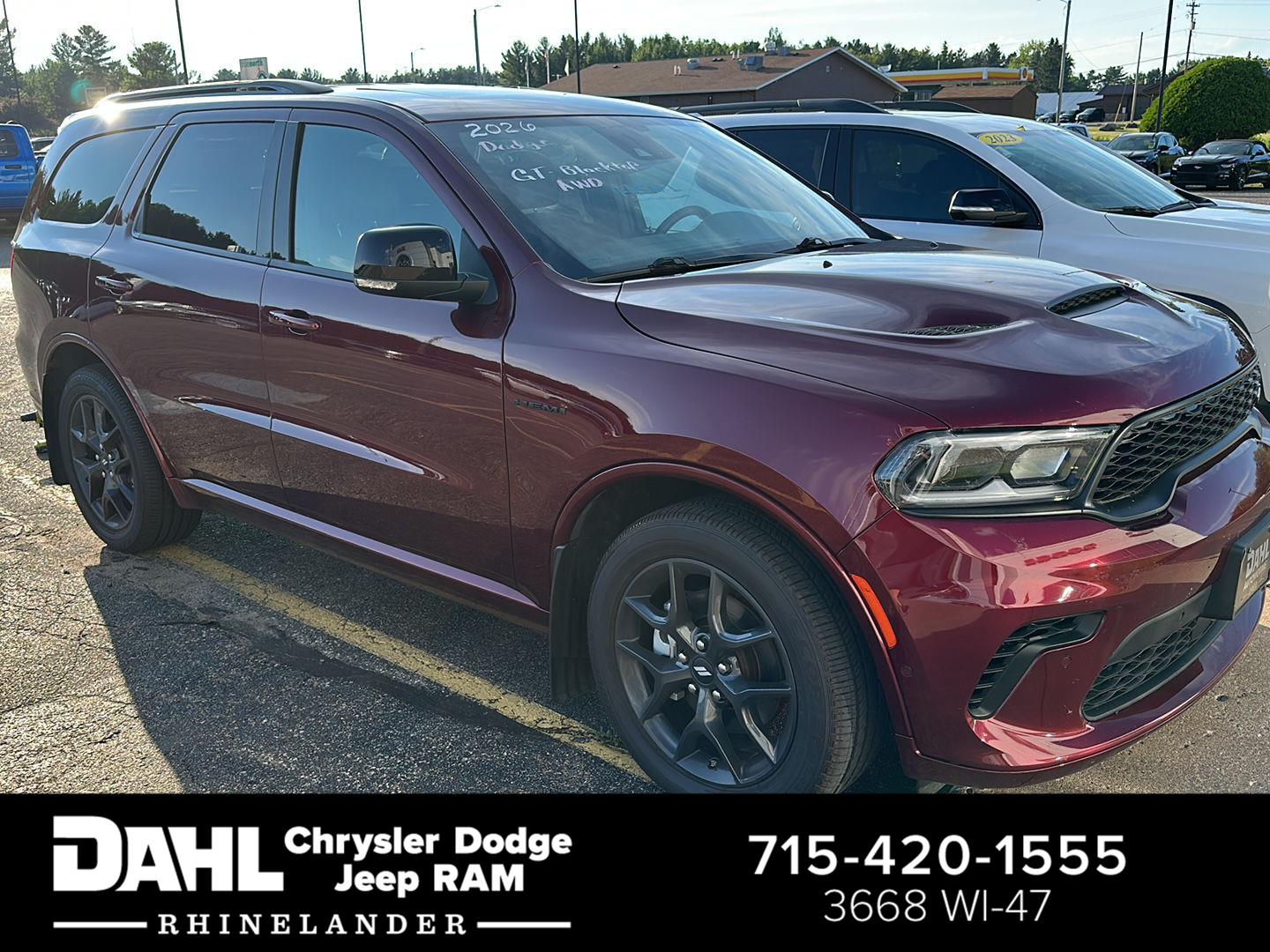 Octane Red Pearlcoat 2026 Dodge Durango SUV / Crossover All-Wheel Drive 8-Speed Automatic