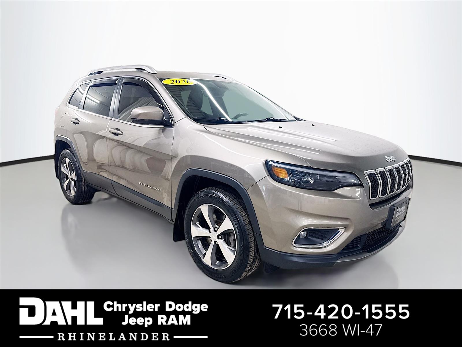 Billet Silver Metallic Clearcoat 2020 Jeep Cherokee Limited 4WD SUV / Crossover Four-Wheel Drive 9-Speed Automatic