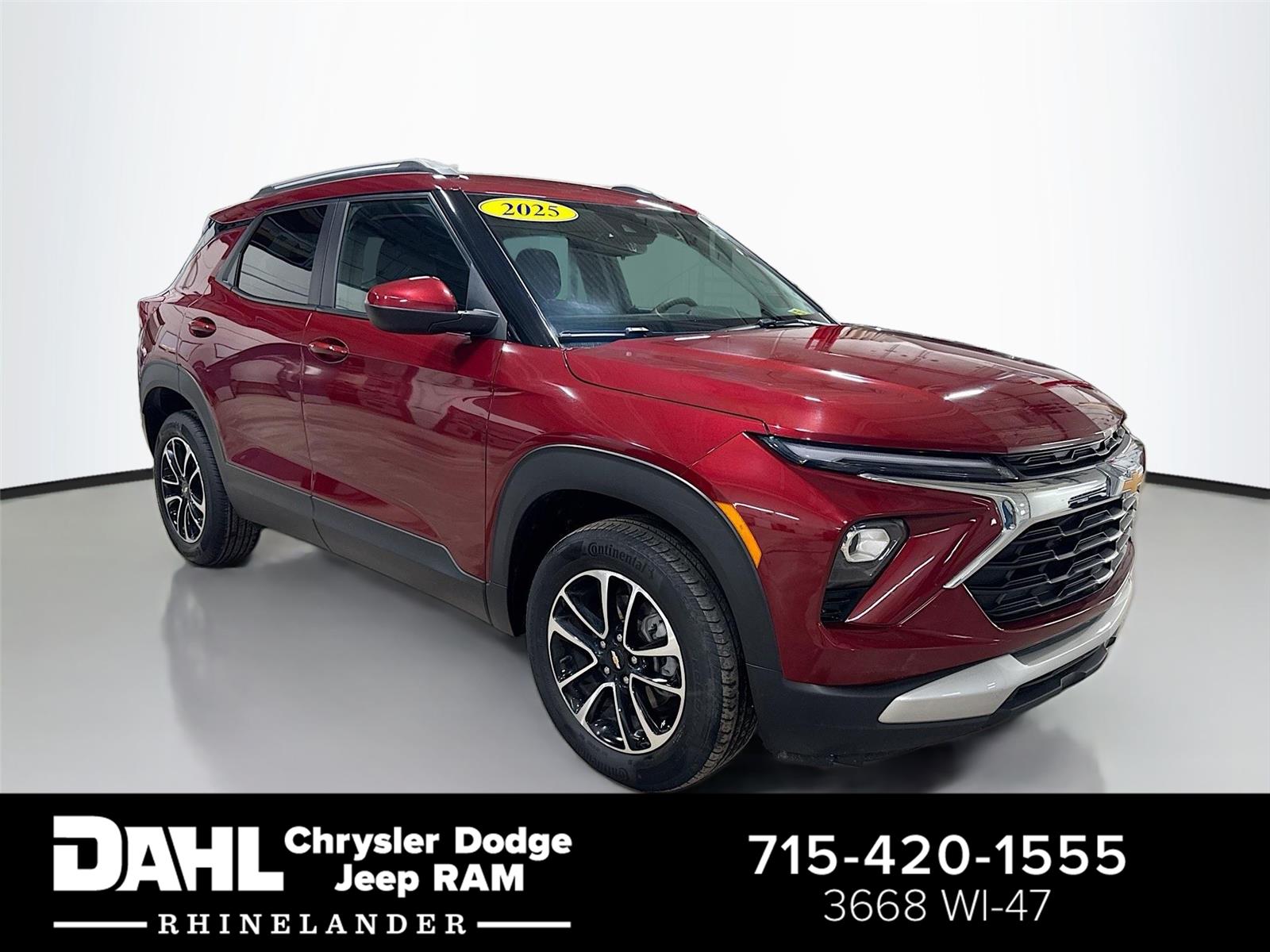 Red (Crimson Metallic) 2025 Chevrolet Trailblazer SUV / Crossover Four-Wheel Drive 9-Speed Automatic