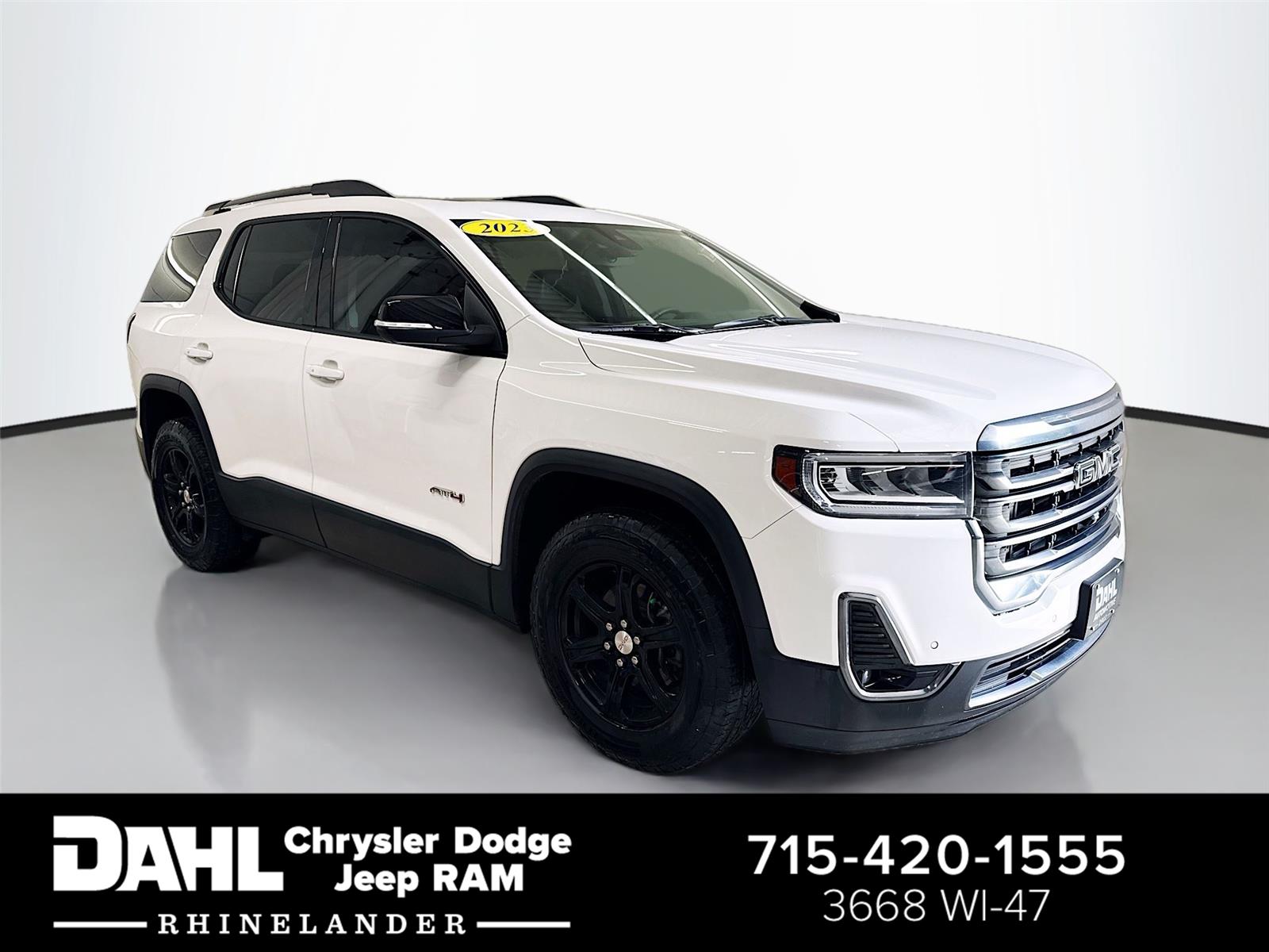 Summit White 2023 GMC Acadia AT4 AWD SUV / Crossover Four-Wheel Drive 9-Speed Automatic