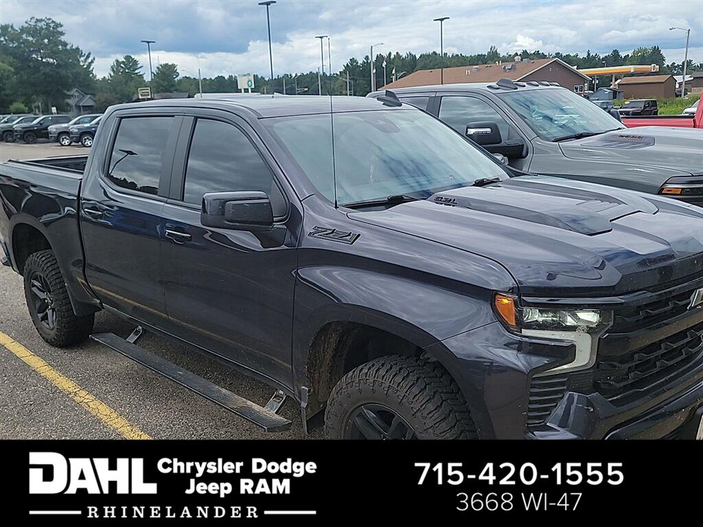 Dark Ash Metallic 2024 Chevrolet Silverado 1500 Pickup Truck Four-Wheel Drive Automatic