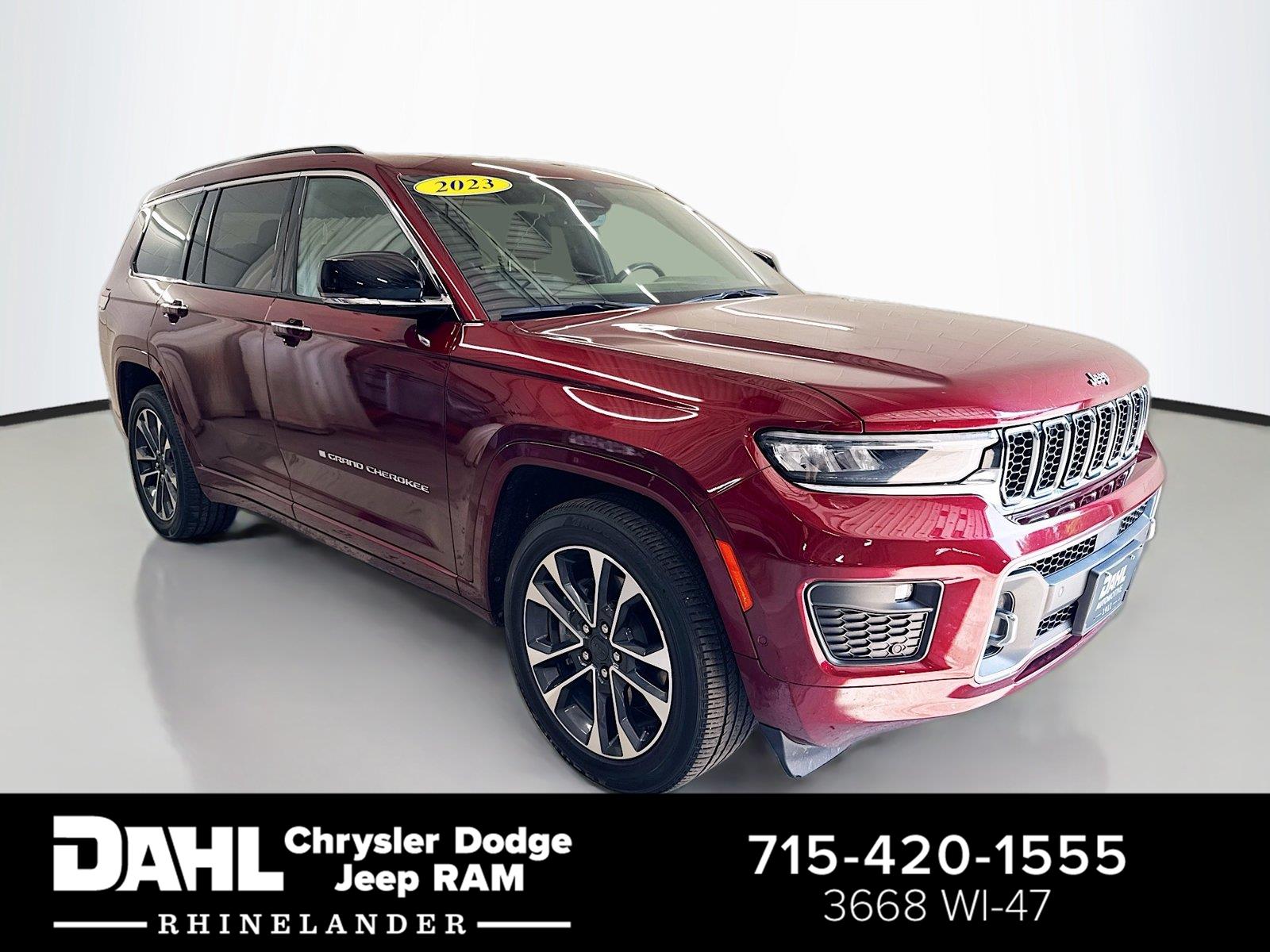 Velvet Red Pearlcoat 2023 Jeep Grand Cherokee L SUV / Crossover Four-Wheel Drive 8-Speed Automatic