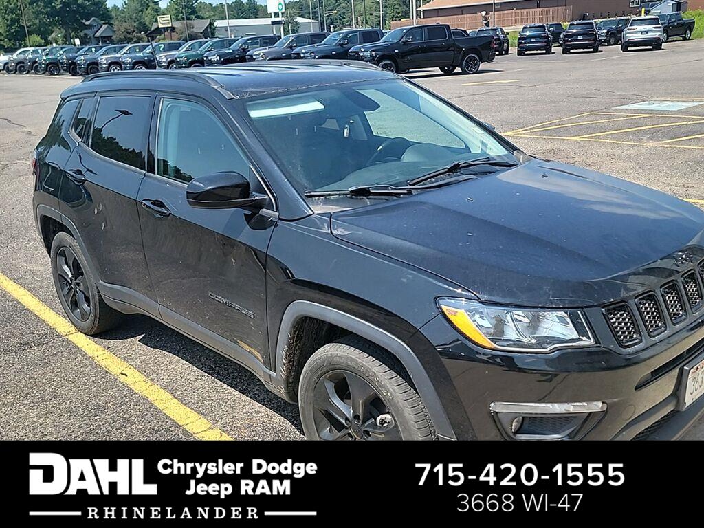 Diamond Black Crystal Pearlcoat 2019 Jeep Compass SUV / Crossover Four-Wheel Drive 9-Speed Automatic