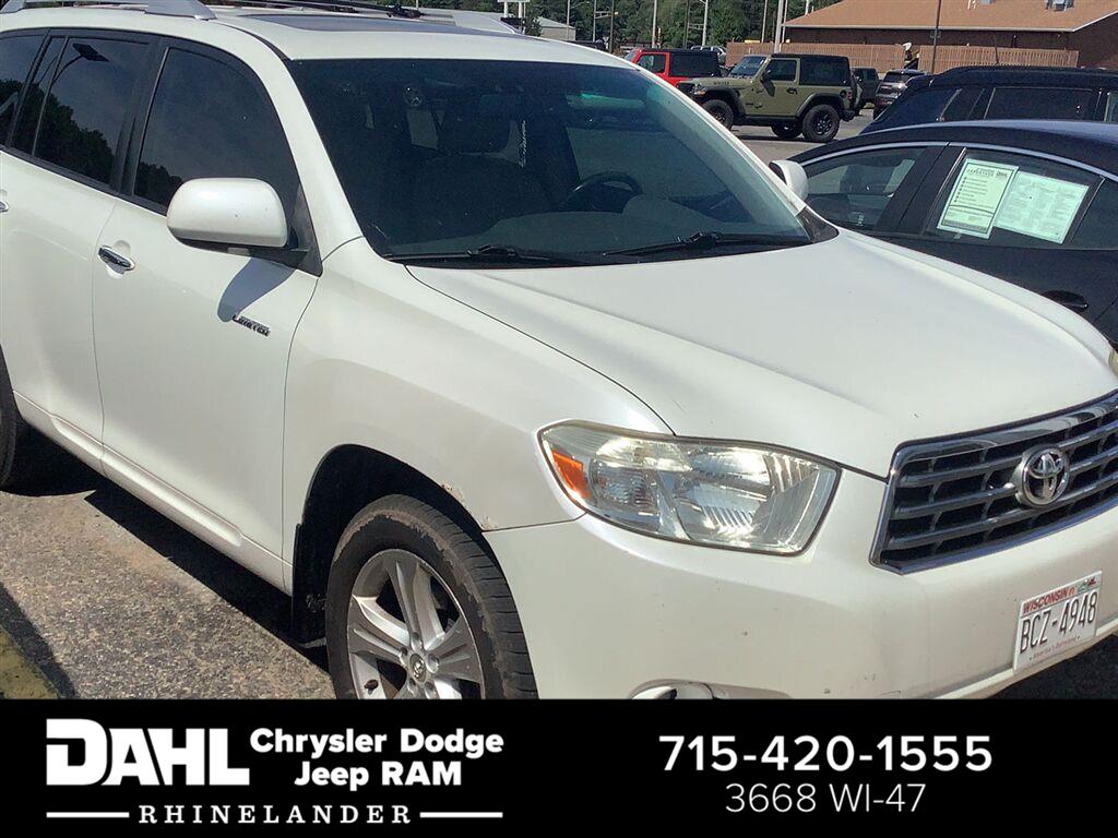 White (Blizzard Pearl) 2008 Toyota Highlander SUV / Crossover All-Wheel Drive Automatic