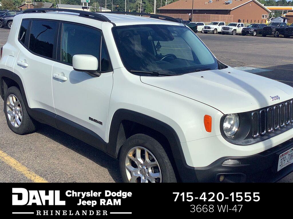 Alpine White 2016 Jeep Renegade SUV / Crossover Four-Wheel Drive 9-Speed Automatic