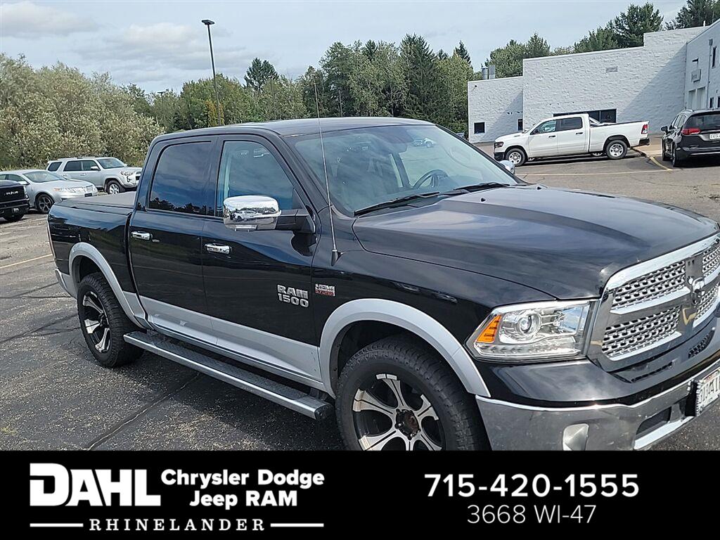 Brilliant Black Crystal Pearlcoat 2018 RAM 1500 Pickup Truck Four-Wheel Drive 8-Speed Automatic
