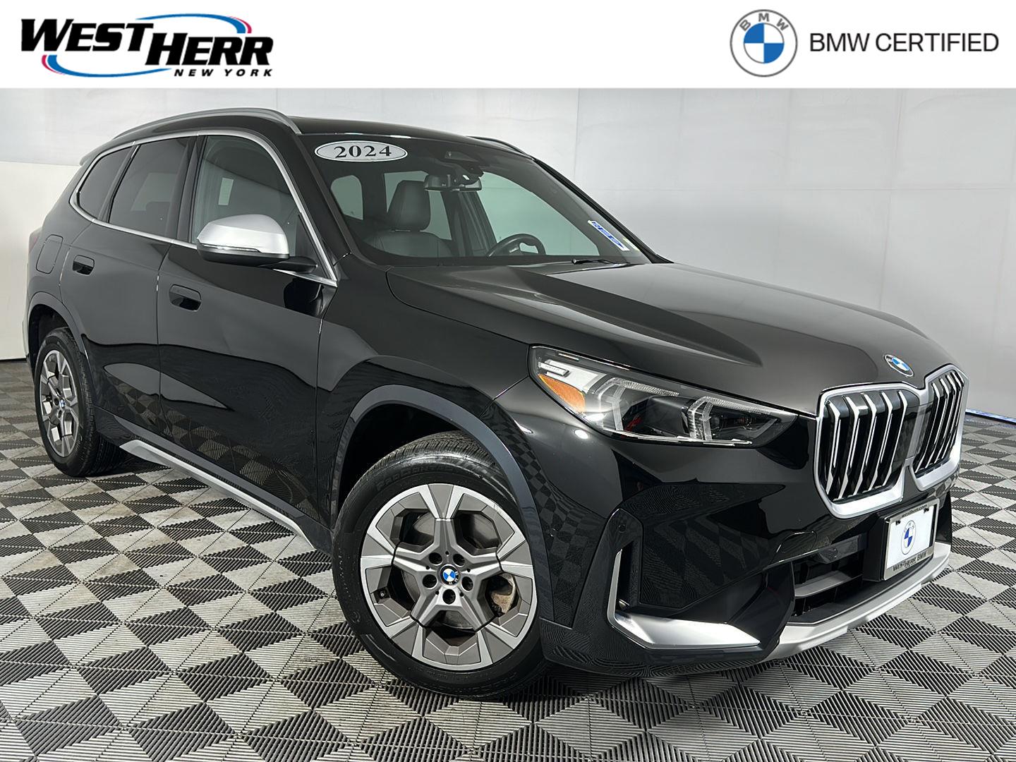 Jet Black 2024 BMW X1 SUV / Crossover All-Wheel Drive 7-Speed Automatic