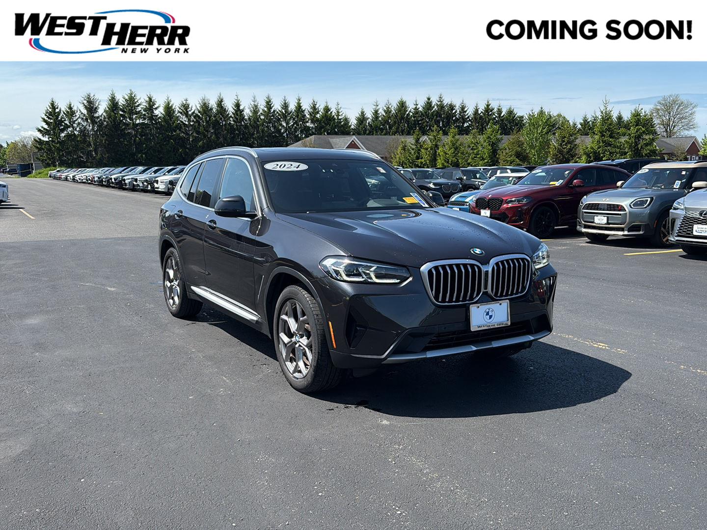 Gray (Dark Graphite Metallic) 2024 BMW X3 xDrive30i AWD SUV / Crossover All-Wheel Drive Automatic