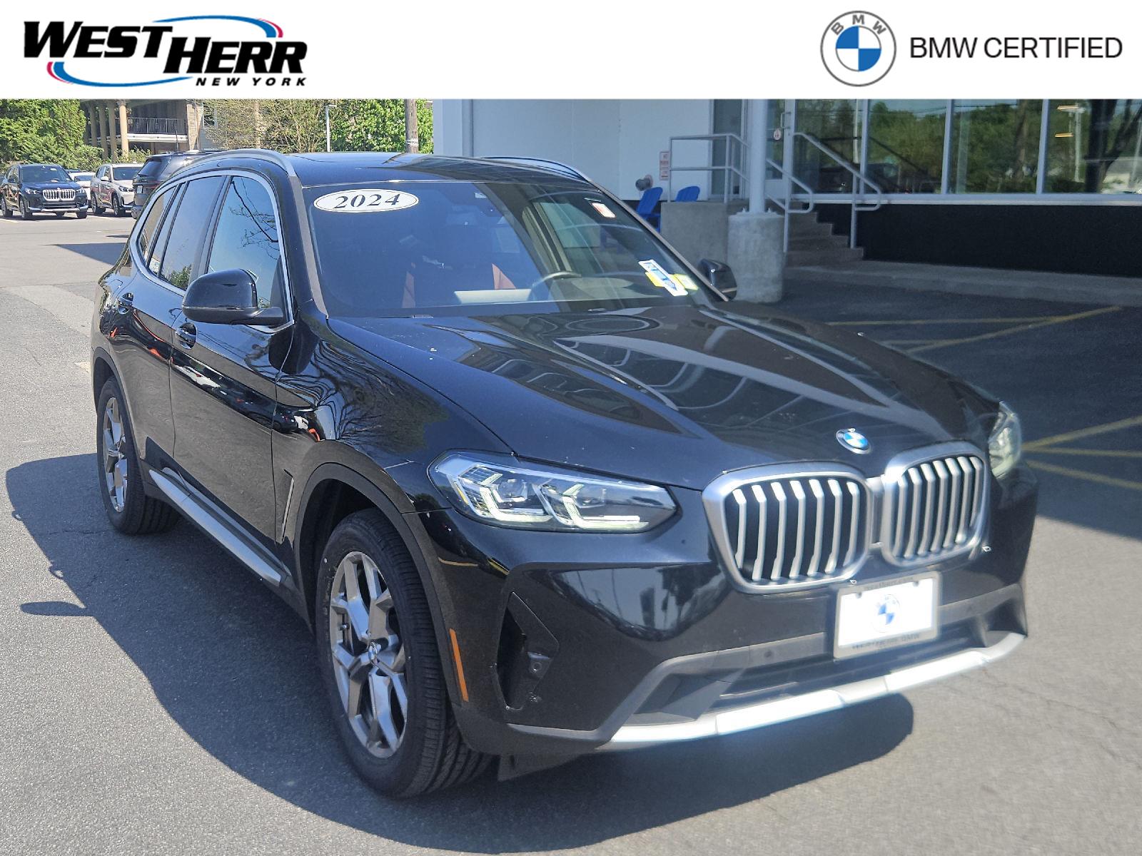 Jet Black 2024 BMW X3 xDrive30i AWD SUV / Crossover All-Wheel Drive Automatic