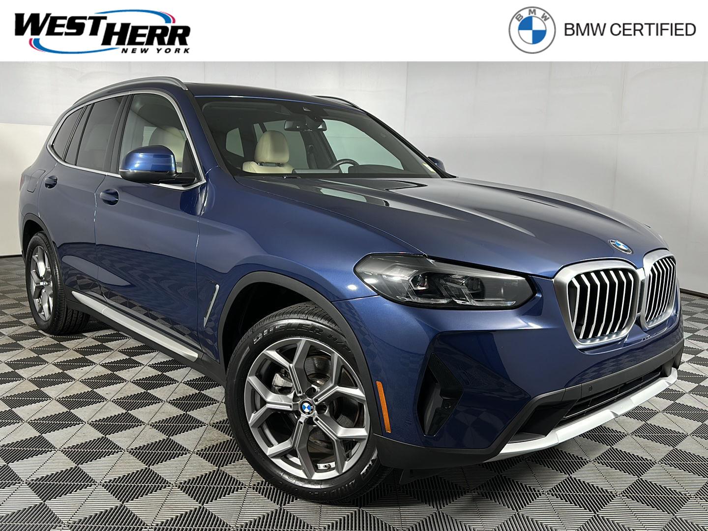 Blue Metallic 2024 BMW X3 xDrive30i AWD SUV / Crossover All-Wheel Drive 8-Speed Automatic