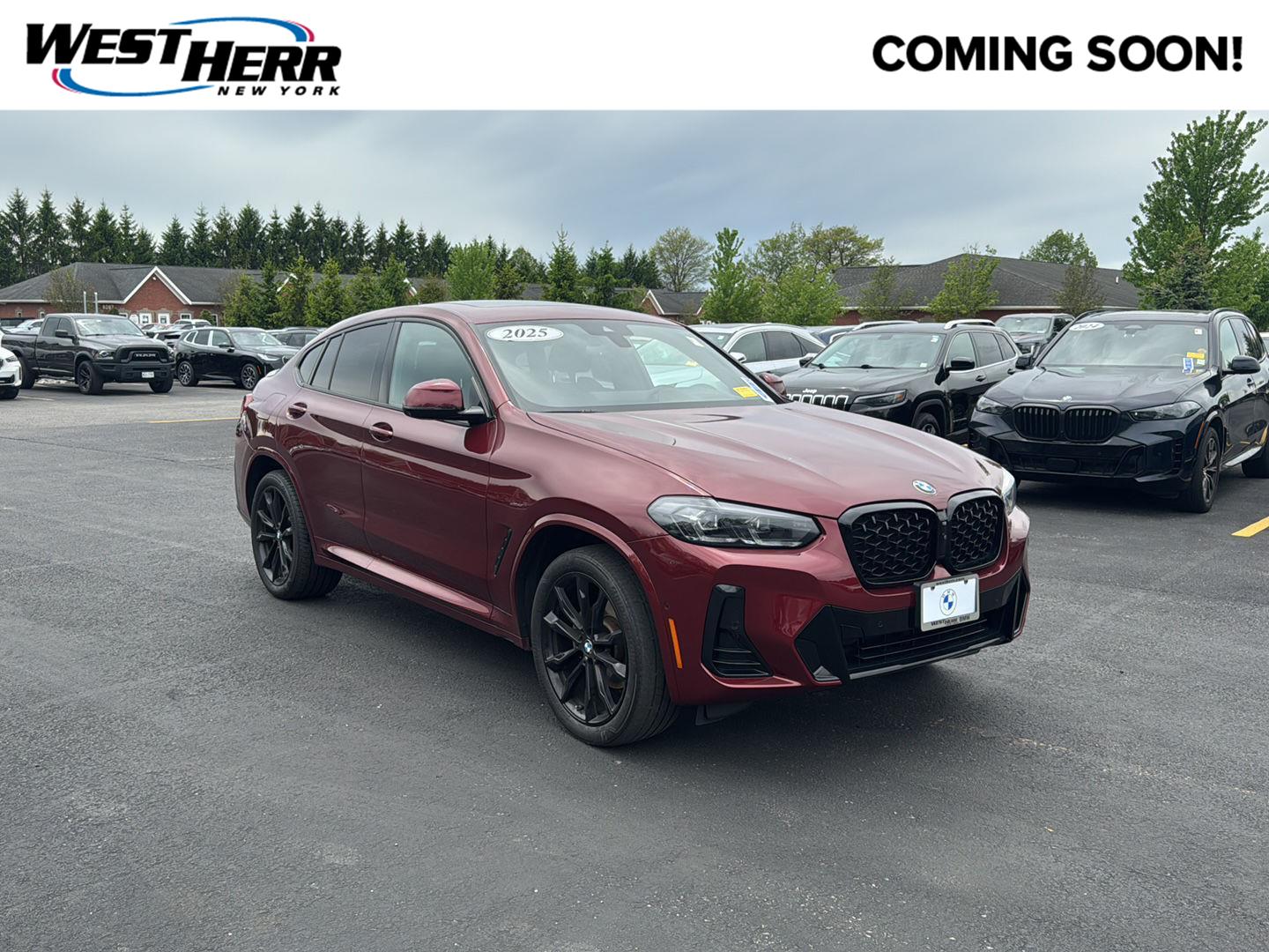 Aventurin Red Metallic 2025 BMW X4 xDrive30i SUV / Crossover All-Wheel Drive Automatic