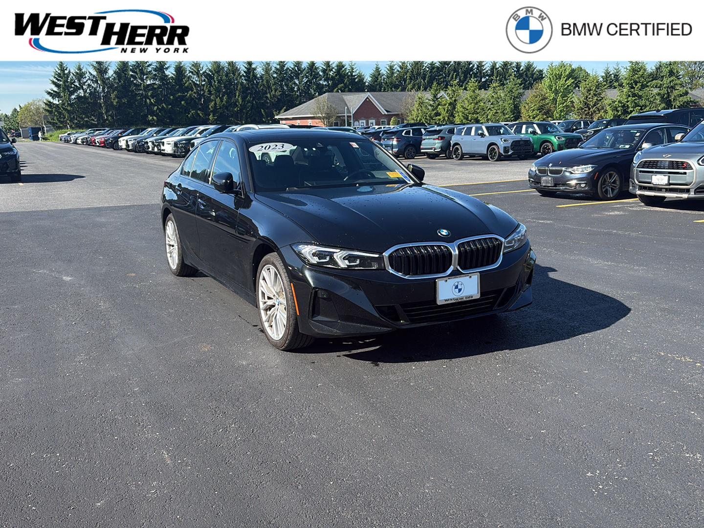 Black Sapphire Metallic 2023 BMW 3 Series Sedan All-Wheel Drive Automatic