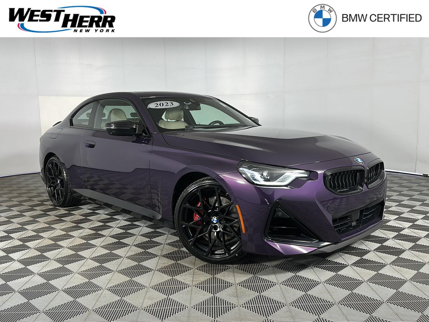 Thundernight Metallic 2023 BMW 2 Series M240i xDrive Coupe AWD Coupe All-Wheel Drive Automatic