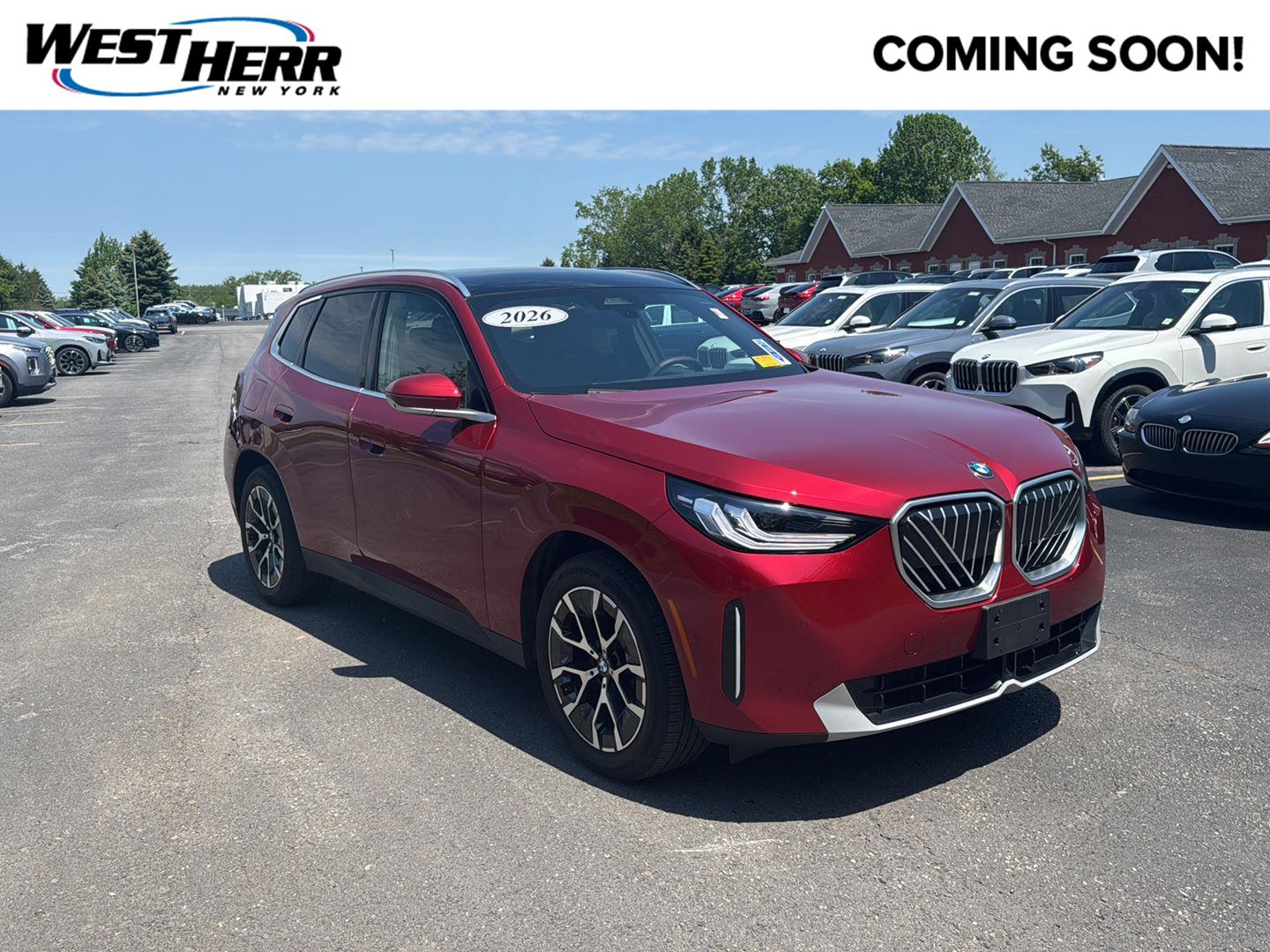 Vegas Red Metallic 2026 BMW X3 SUV / Crossover All-Wheel Drive Automatic
