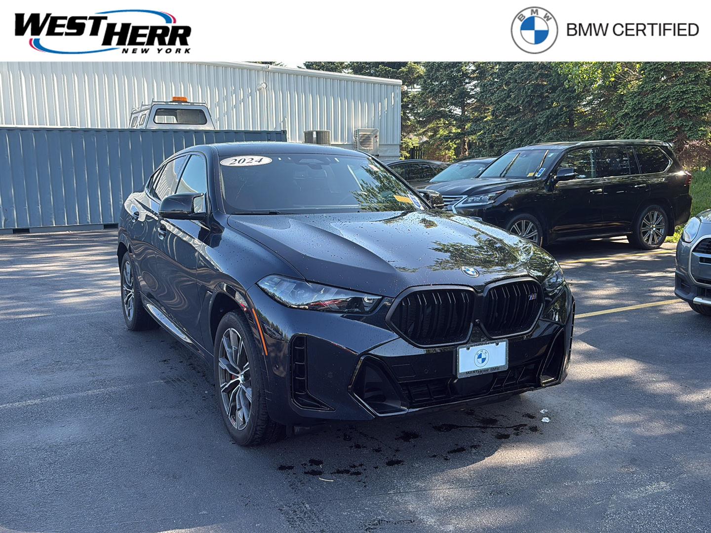 Carbon Black Metallic 2024 BMW X6 SUV / Crossover All-Wheel Drive Automatic