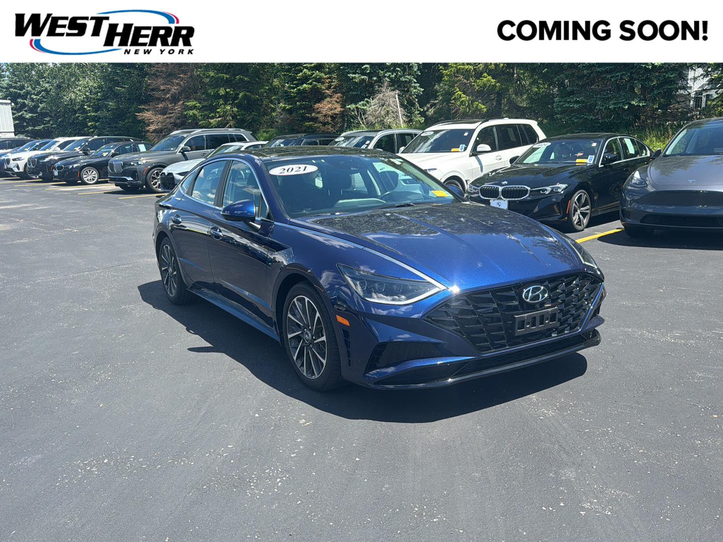 Blue (Stormy Sea) 2021 Hyundai Sonata Sedan Front-Wheel Drive Automatic