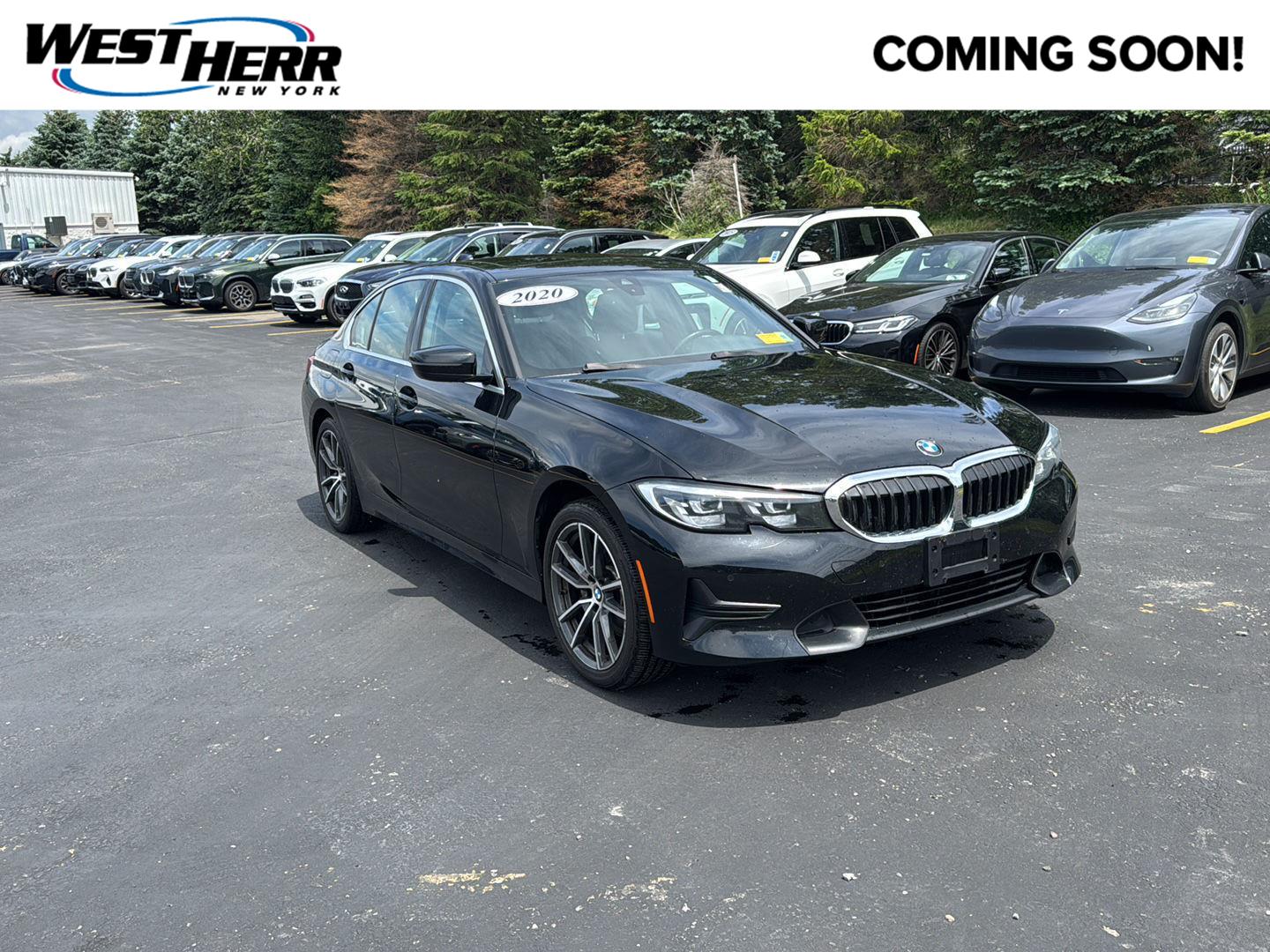 Jet Black 2020 BMW 3 Series Sedan All-Wheel Drive Automatic