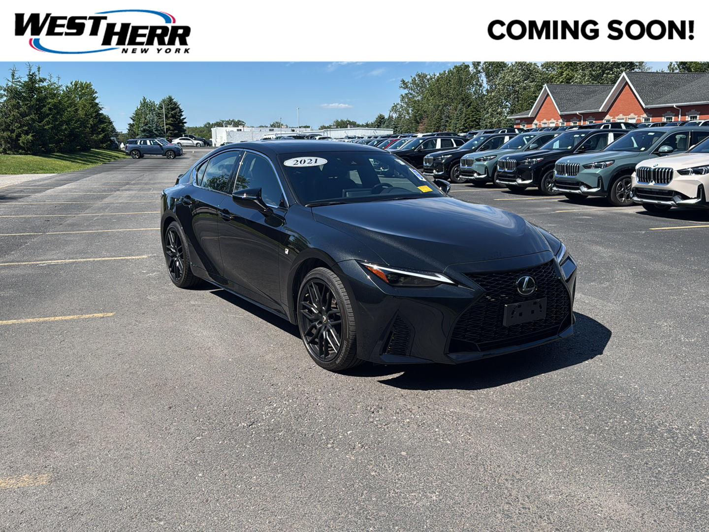 Black (Caviar) 2021 Lexus IS Sedan All-Wheel Drive Automatic