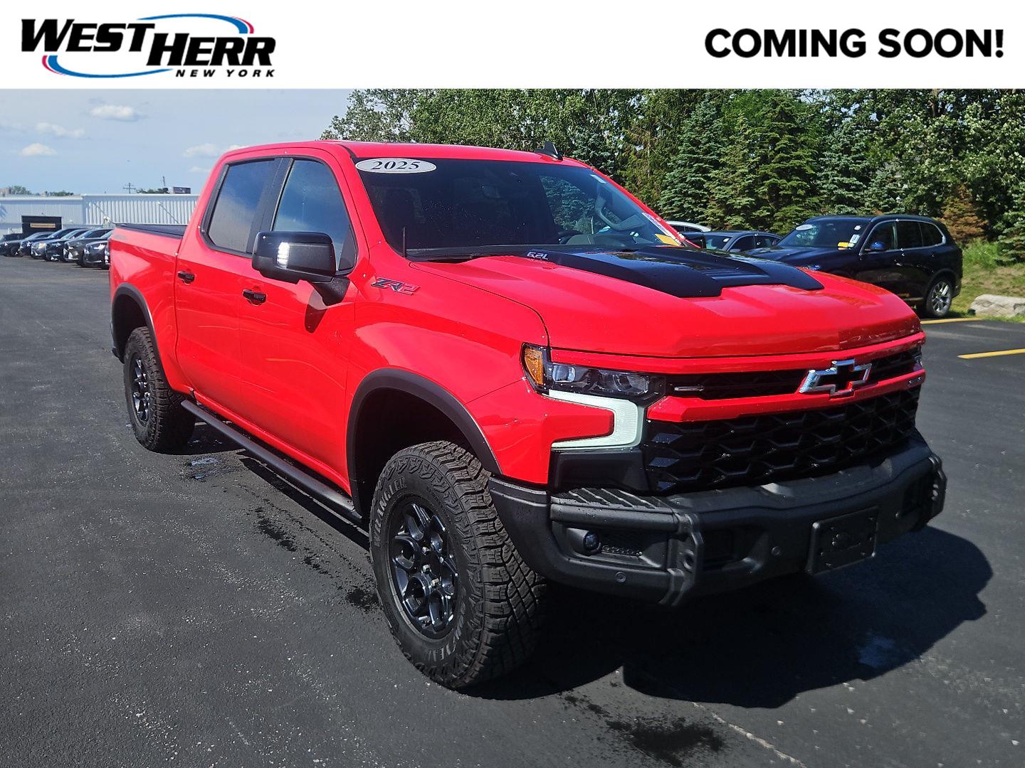 Red Hot 2025 Chevrolet Silverado 1500 Pickup Truck Four-Wheel Drive Automatic