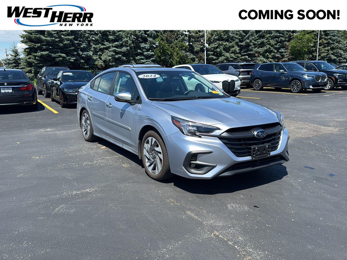 Ice Silver Metallic 2024 Subaru Legacy Sedan All-Wheel Drive Continuously Variable Transmission
