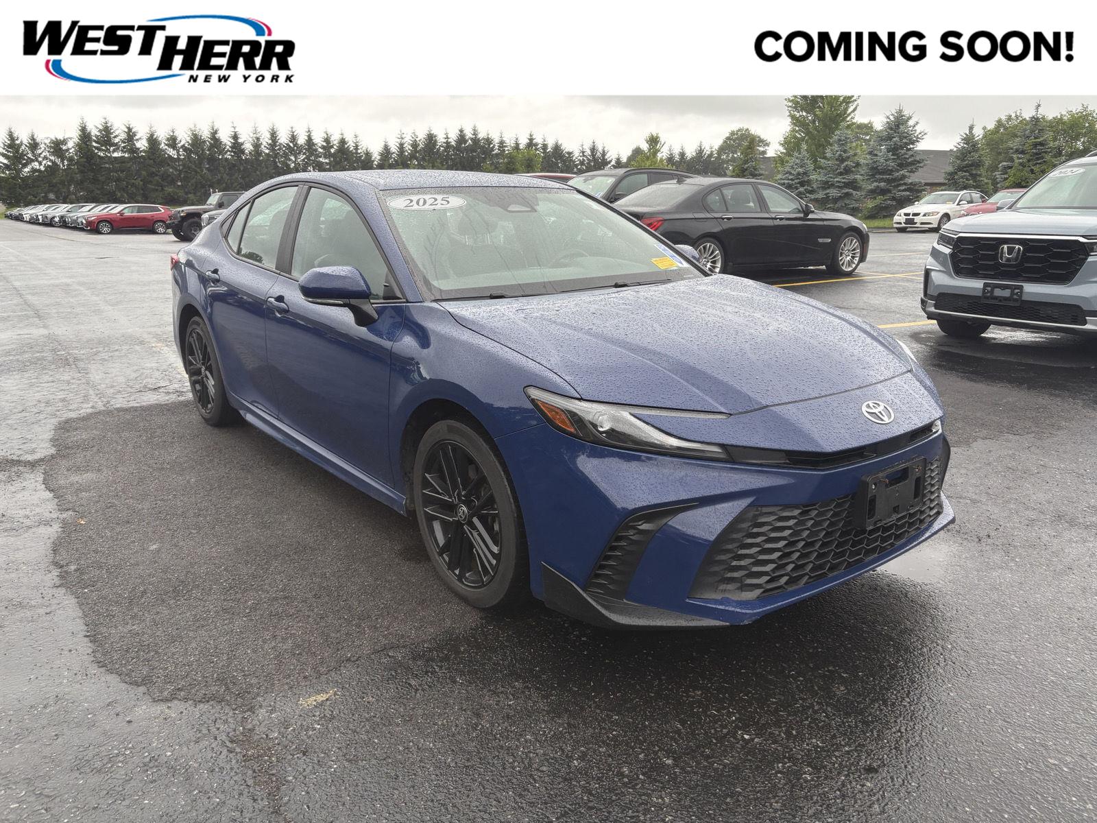 Reservoir Blue 2025 Toyota Camry Sedan All-Wheel Drive Continuously Variable Transmission