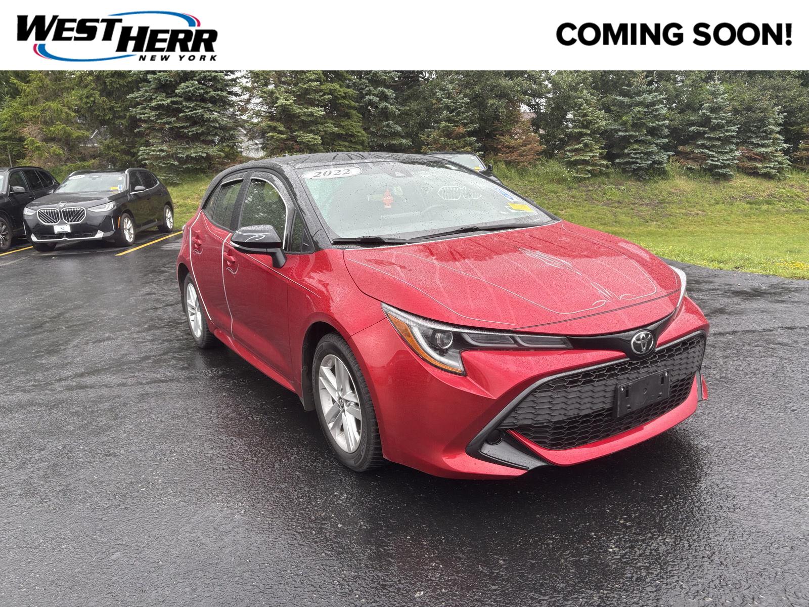 Finish Line Red w/Black Roof 2022 Toyota Corolla Hatchback Hatchback Front-Wheel Drive Continuously Variable Transmission