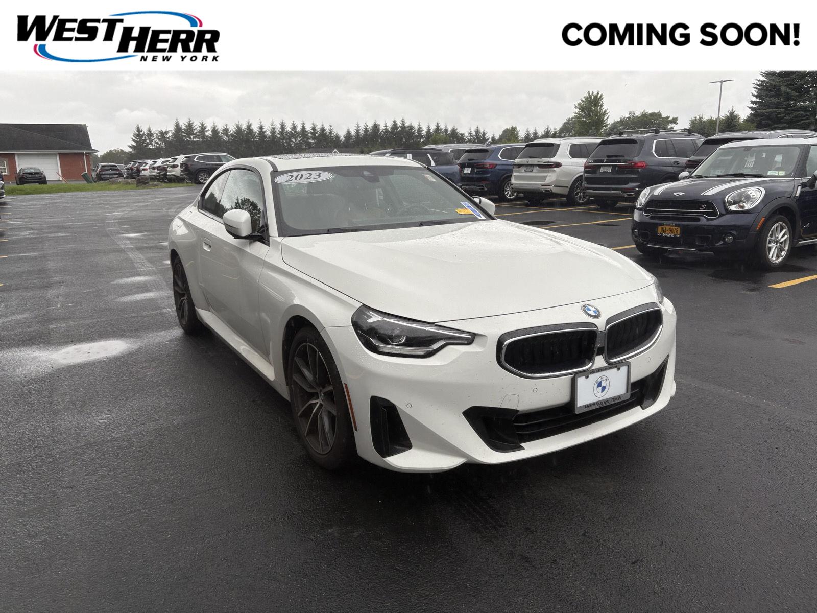 Alpine White 2023 BMW 2 Series Coupe All-Wheel Drive Automatic
