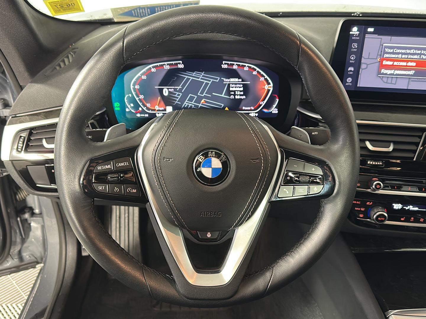 Certified Used 2023 Skyscraper Gray Metallic BMW 540i xDrive image 14