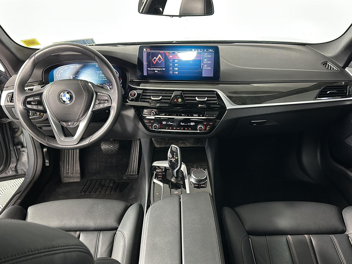 Certified Used 2023 Skyscraper Gray Metallic BMW 540i xDrive image 2