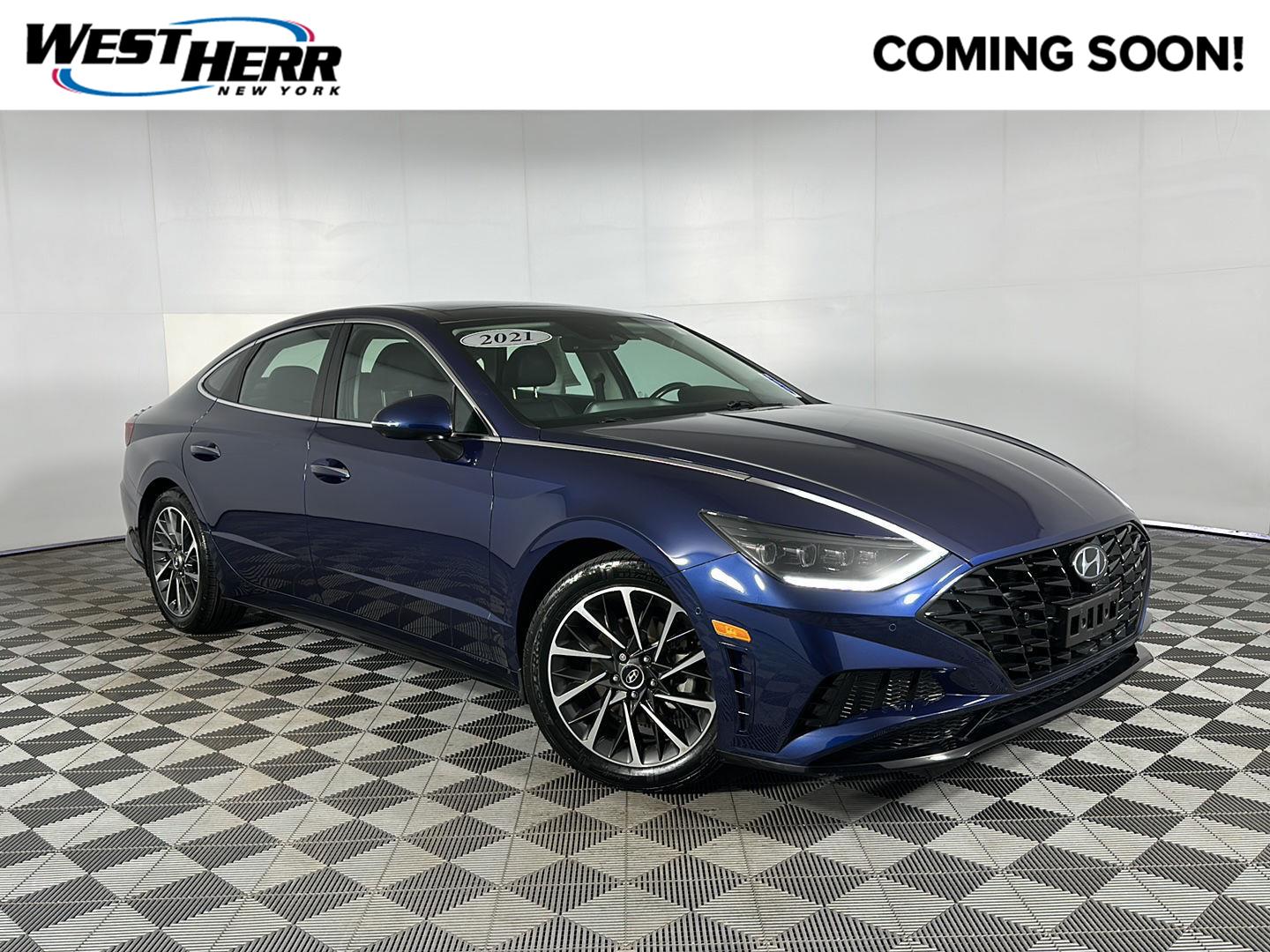 Blue (Stormy Sea) 2021 Hyundai Sonata Sedan Front-Wheel Drive Automatic