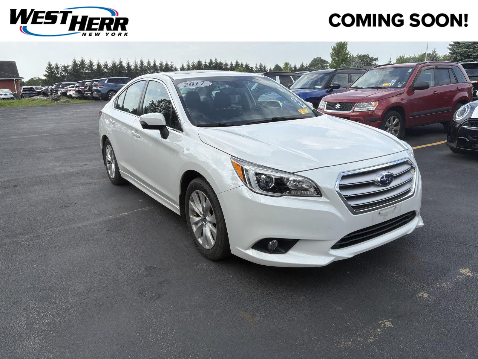 Crystal White Pearl 2017 Subaru Legacy Sedan All-Wheel Drive Continuously Variable Transmission