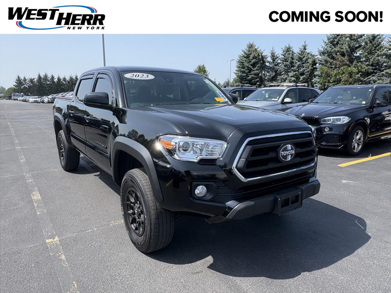 Black 2023 Toyota Tacoma Pickup Truck Four-Wheel Drive Automatic
