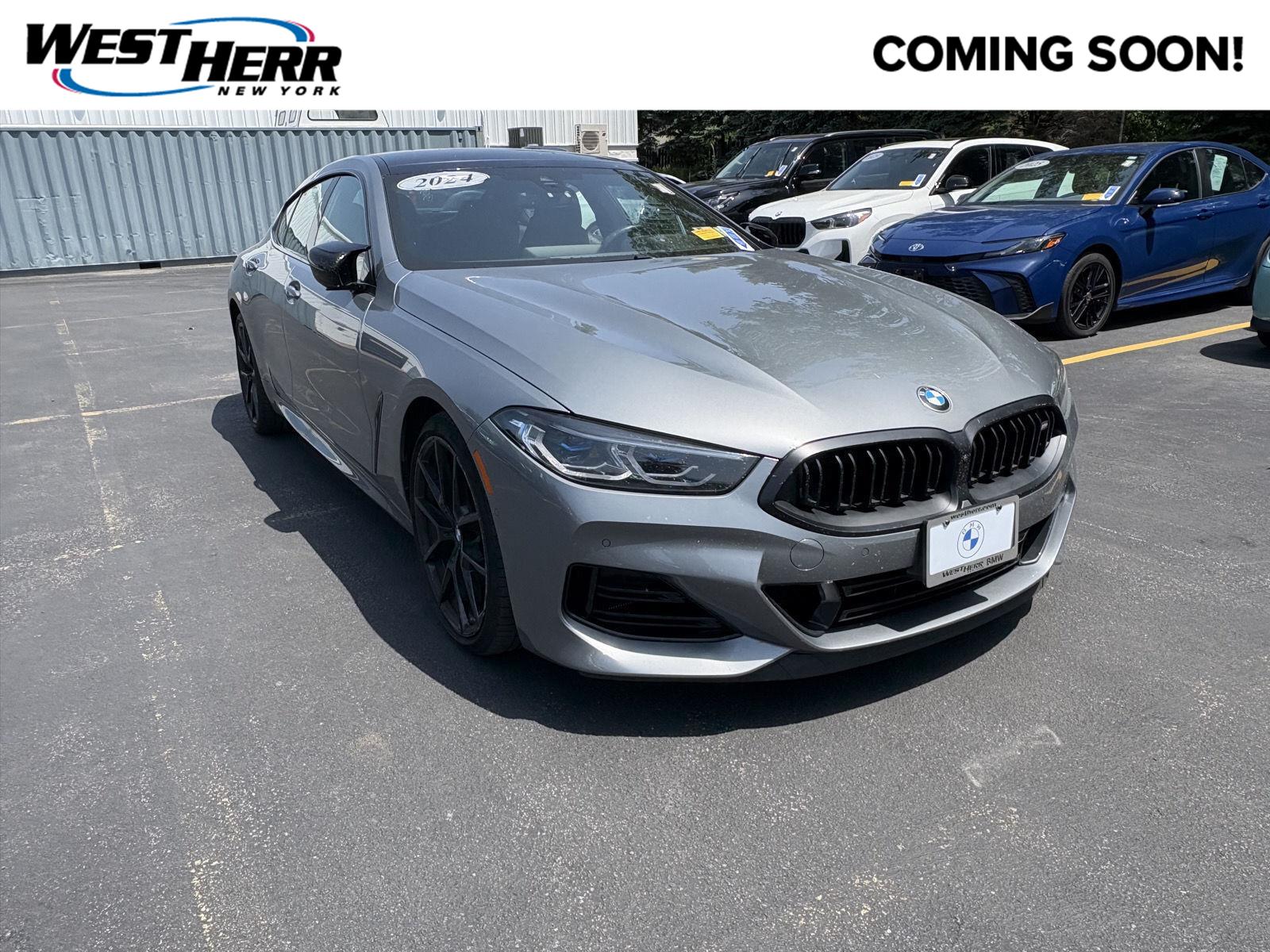 Gray (Skyscraper Grey Metallic) 2024 BMW 8 Series Coupe All-Wheel Drive Automatic