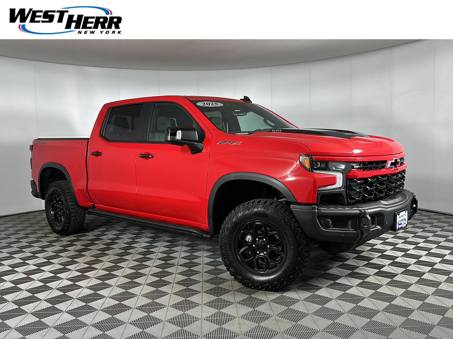 Red Hot 2025 Chevrolet Silverado 1500 Pickup Truck Four-Wheel Drive Automatic