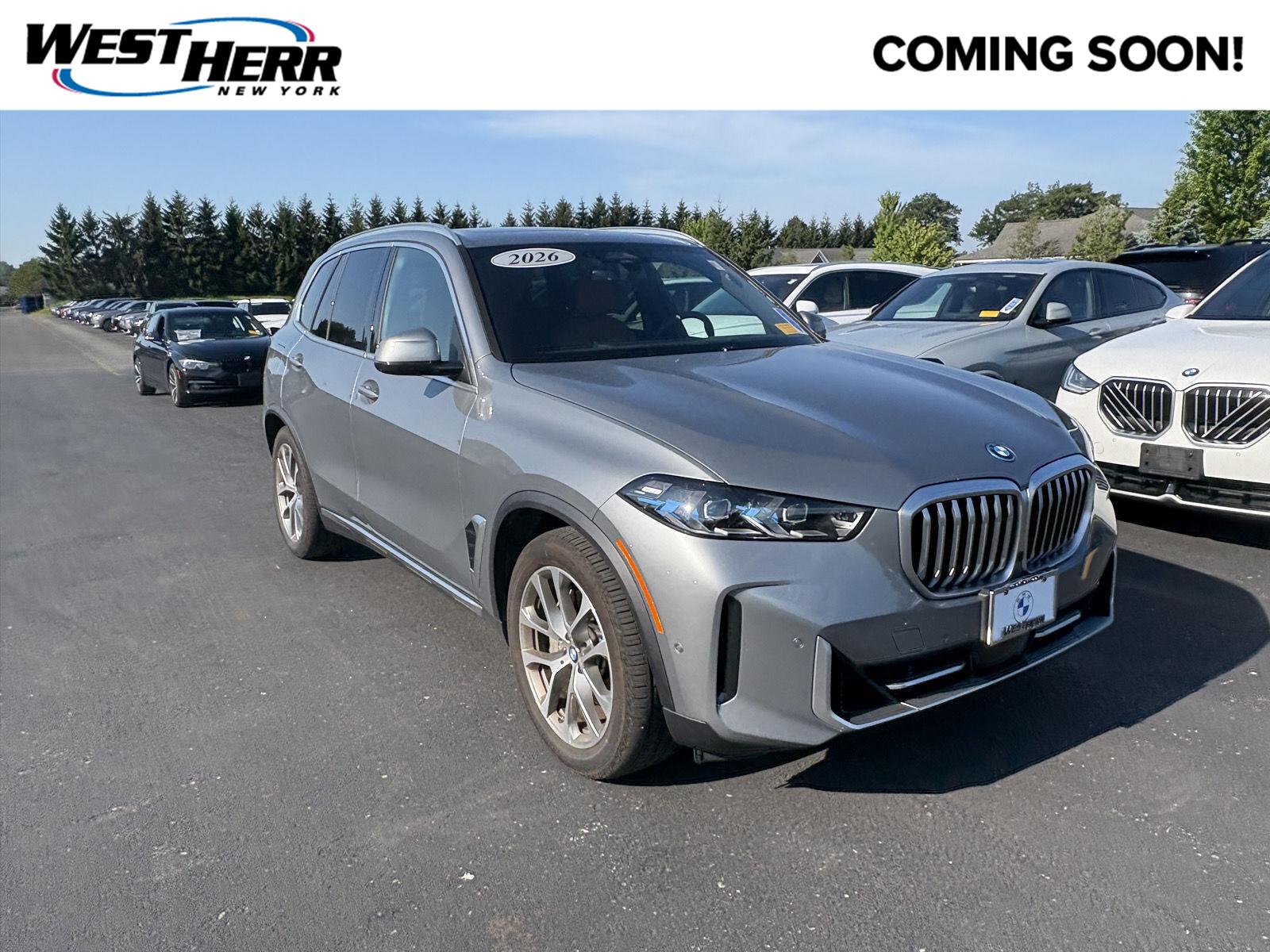 Gray (Skyscraper Grey Metallic) 2026 BMW X5 SUV / Crossover All-Wheel Drive Automatic
