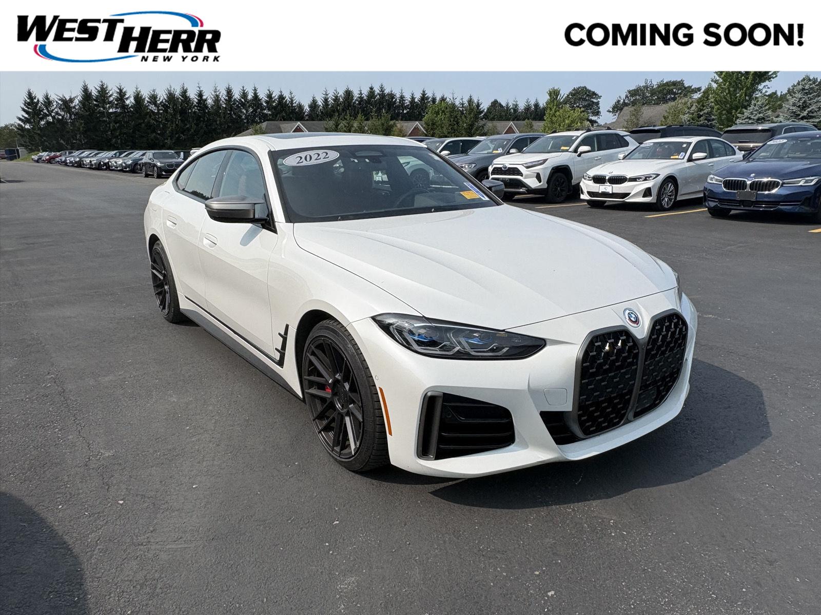 Mineral White Metallic 2022 BMW 4 Series Coupe All-Wheel Drive Automatic