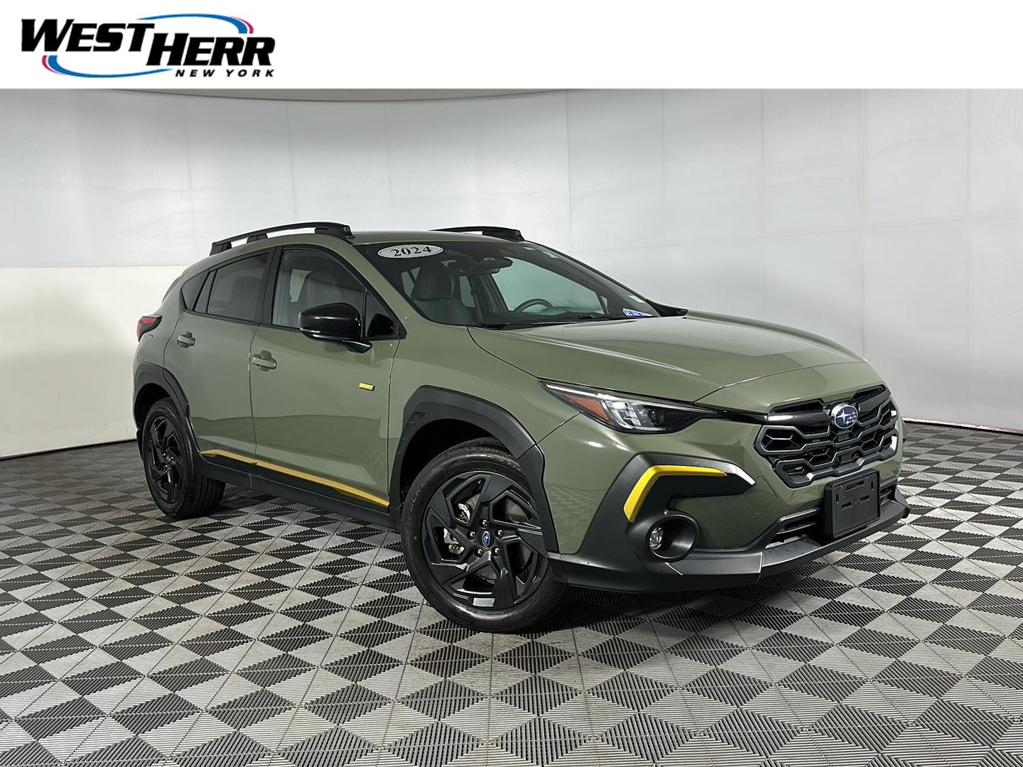 Alpine Green 2024 Subaru Crosstrek SUV / Crossover All-Wheel Drive Continuously Variable Transmission