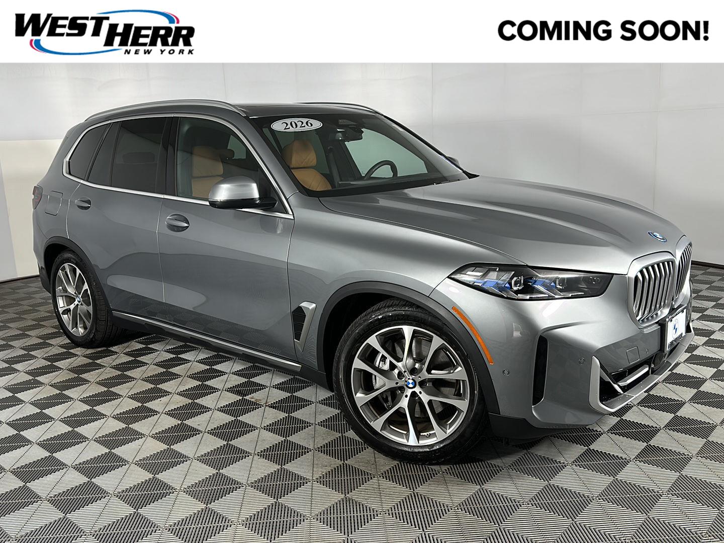 Gray (Skyscraper Grey Metallic) 2026 BMW X5 SUV / Crossover All-Wheel Drive Automatic