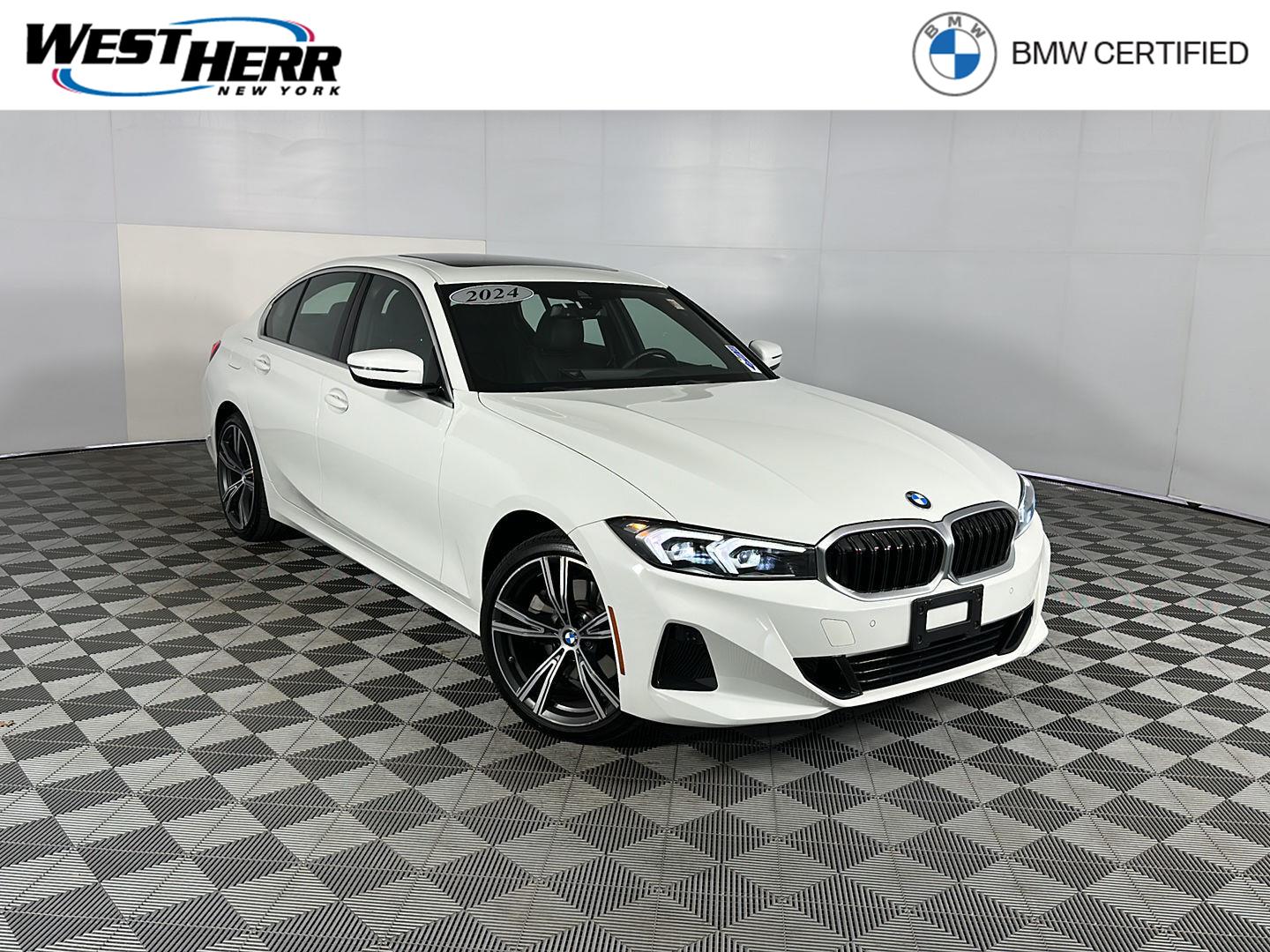Alpine White 2024 BMW 3 Series Sedan All-Wheel Drive Automatic