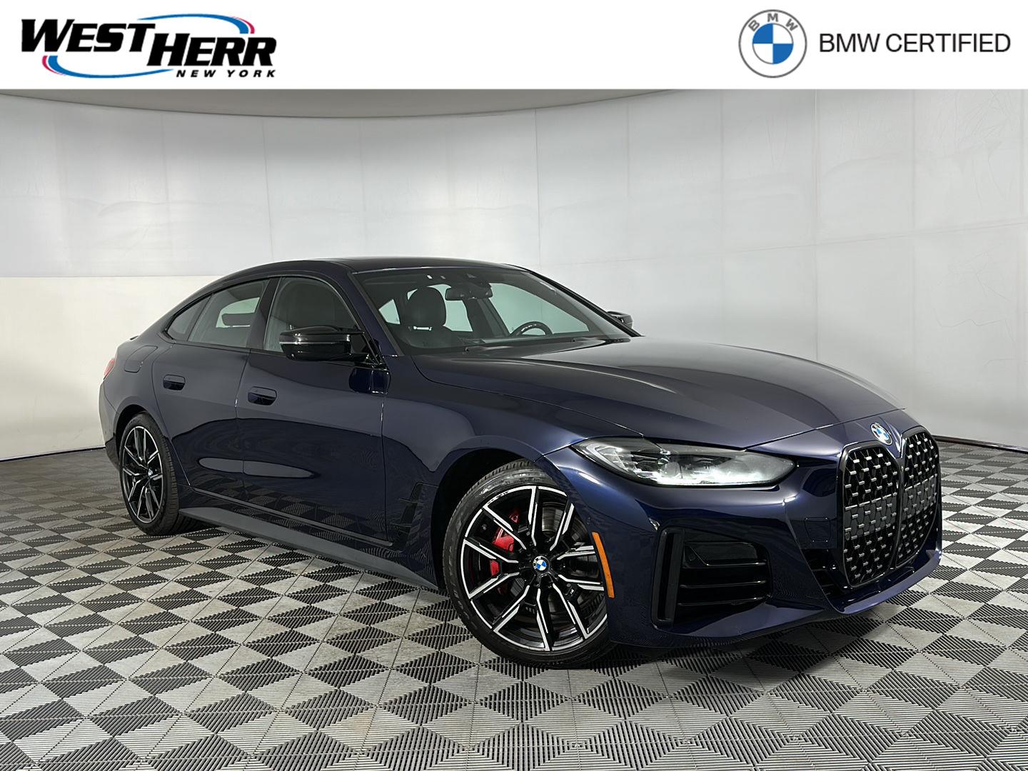 Tanzanite Blue II Metallic 2024 BMW 4 Series Coupe All-Wheel Drive Automatic