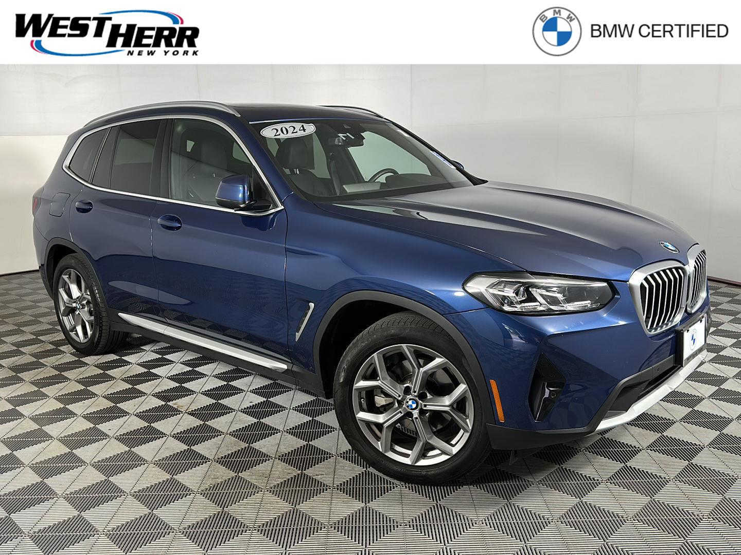 Phytonic Blue Metallic 2024 BMW X3 SUV / Crossover All-Wheel Drive Automatic
