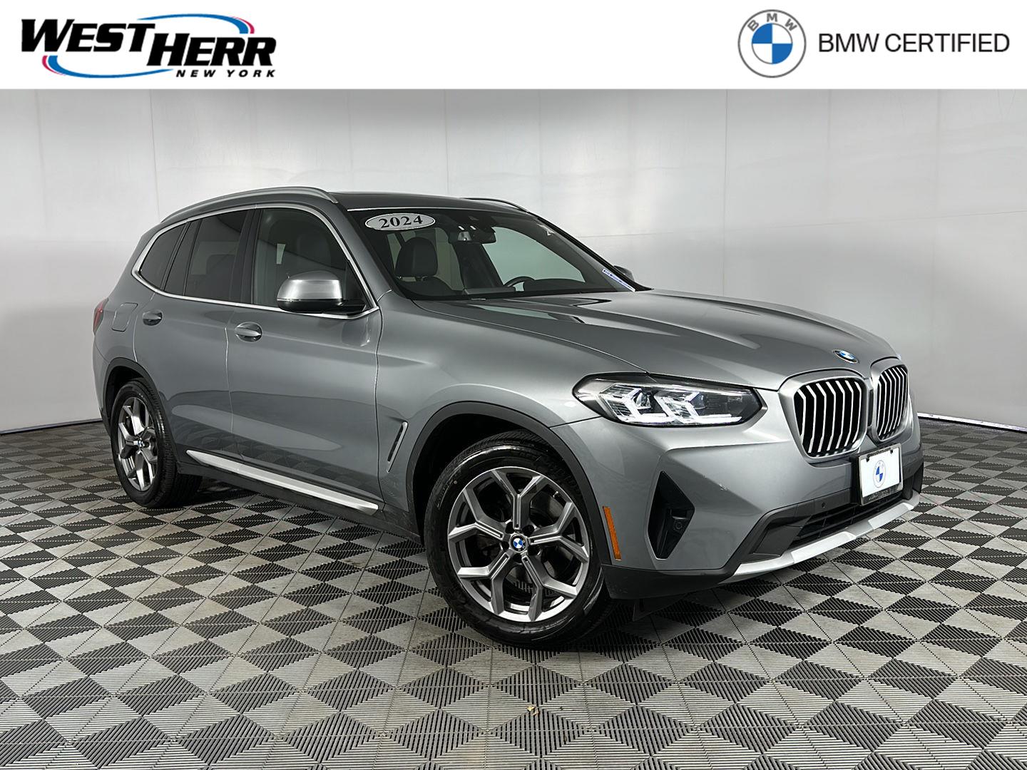 Gray (Skyscraper Grey Metallic) 2024 BMW X3 SUV / Crossover All-Wheel Drive Automatic