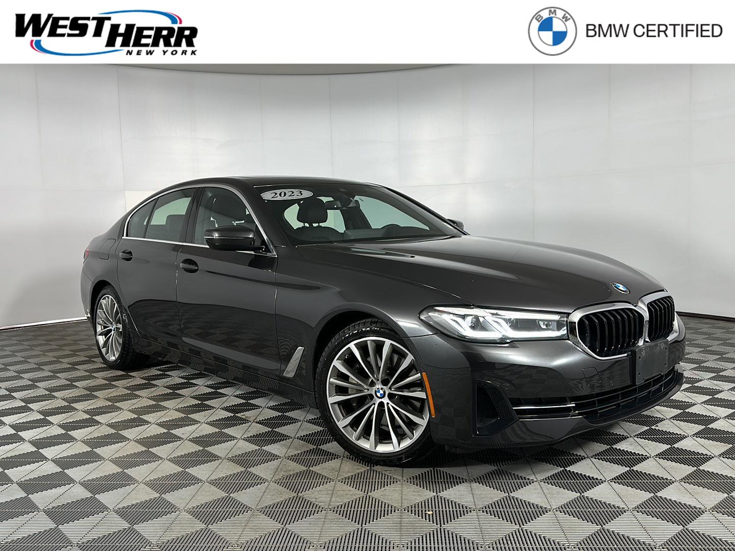 Gray (Dark Graphite Metallic) 2023 BMW 5 Series Sedan All-Wheel Drive Automatic
