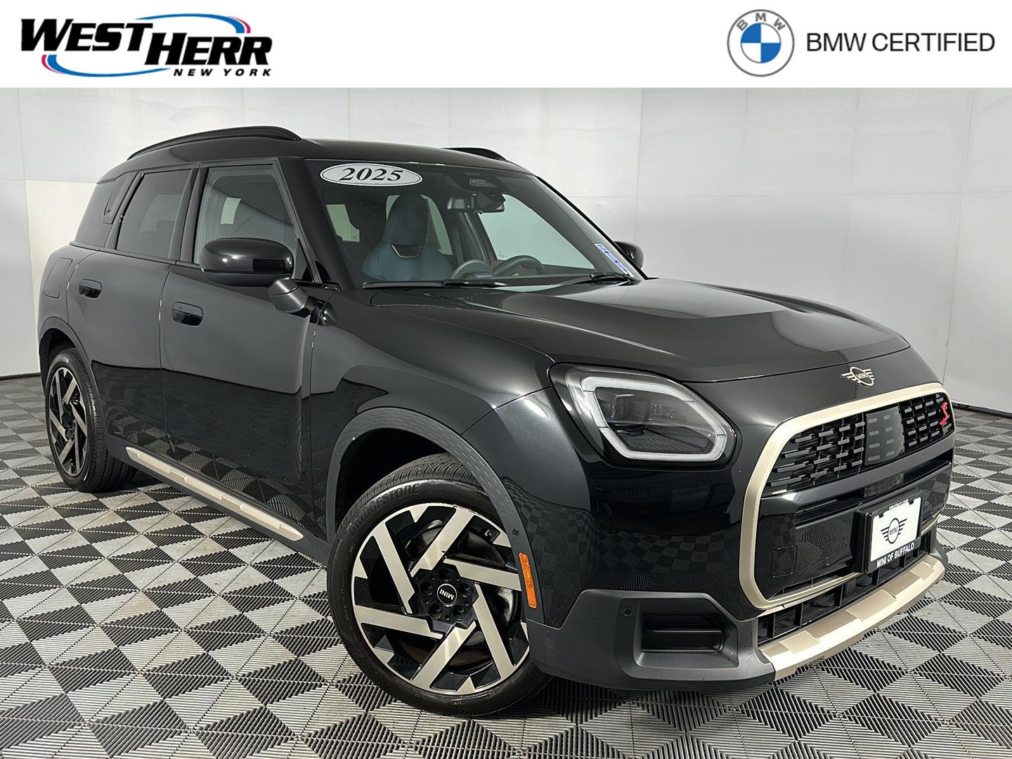 Midnight Black II Metallic 2025 MINI Countryman SUV / Crossover All-Wheel Drive 7-Speed Dual Clutch