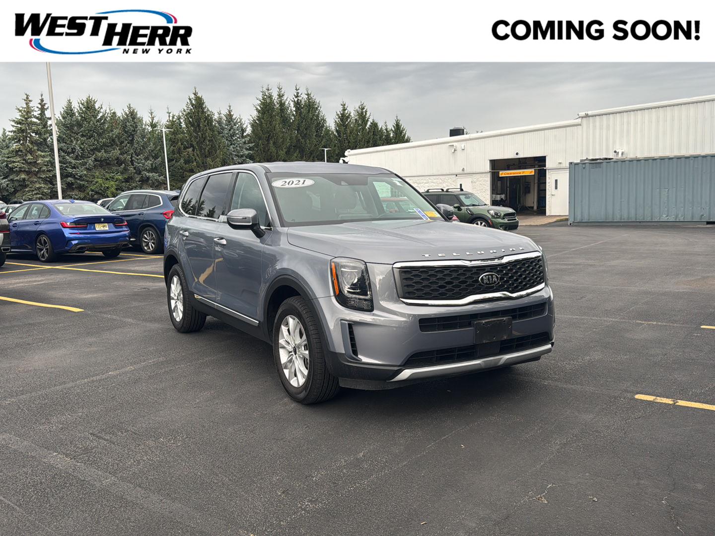 Everlasting Silver 2021 Kia Telluride SUV / Crossover All-Wheel Drive Automatic