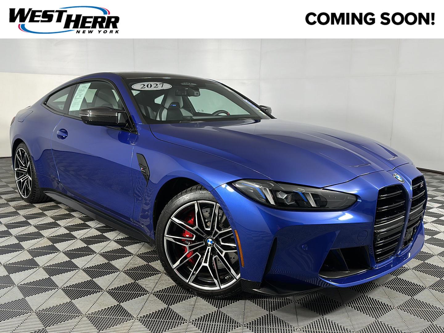 Portimao Blue Metallic 2027 BMW M4 Coupe Rear-Wheel Drive Automatic