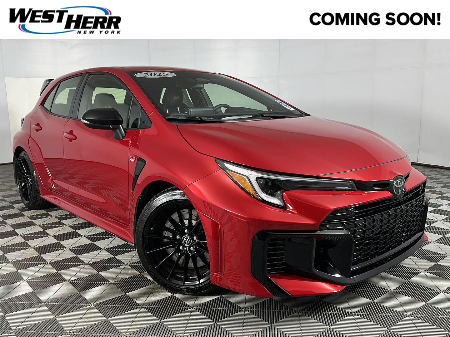 Supersonic Red 2025 Toyota GR Corolla Hatchback All-Wheel Drive 6-Speed Manual