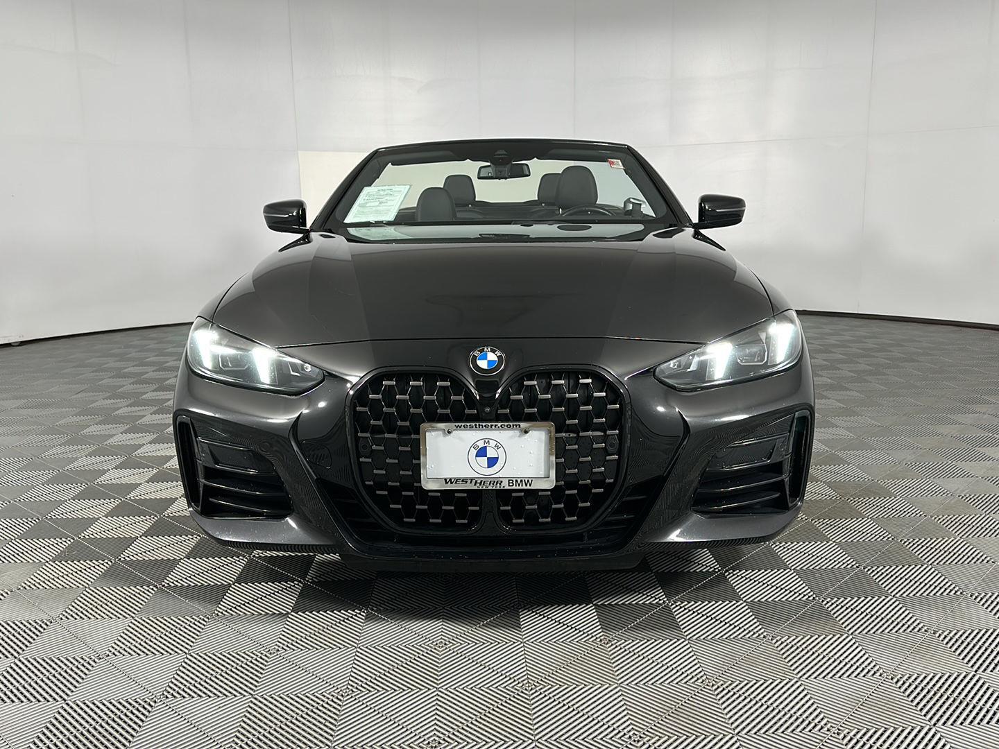 Certified Used 2025 Black Sapphire Metallic BMW 430i xDrive image 3