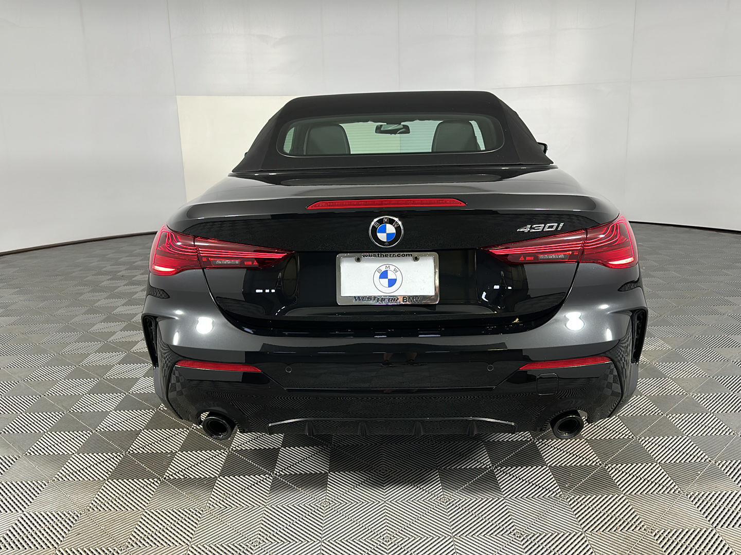 Certified Used 2025 Black Sapphire Metallic BMW 430i xDrive image 21